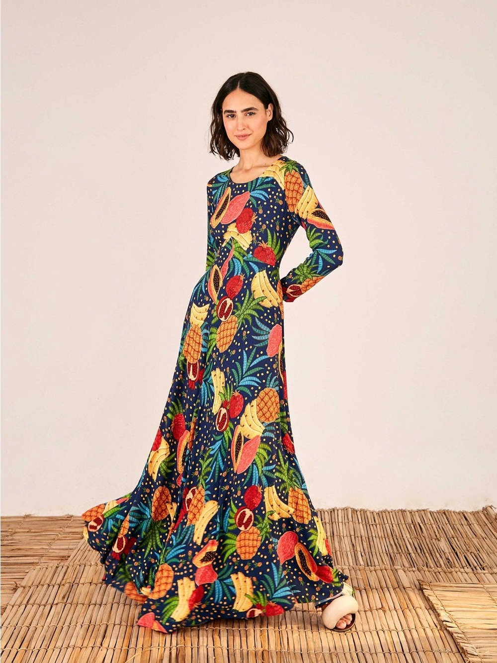 FARM RIO Fruit Forest Maxi Dress 🦜